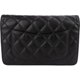 Chanel Quilted Lambskin Wallet on Chain Crossbody Bag