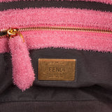 Fendi Limited Pink Terry Cloth Baguette Handbag