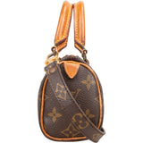Louis Vuitton Monogram Canvas Mini Speedy Crossbody Handbag