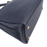 Hermès Blue Nuit Togo Leather Gold Kelly 32 Sellier Handbag