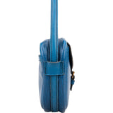 Louis Vuitton Blue Epi Leather Jeune Fille GM Crossbody Bag - vintageandkickz