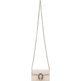 Gucci Grained Leather Dionysus Crystal Super Mini Crossbody Bag