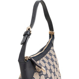 Gucci Monogram GG Canvas Navy Pochette Shoulder Bag