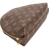 Louis Vuitton Monogram Canvas Trousse Demi-Ronde Pouch