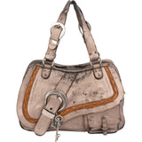 Christian Dior Metallic Leather Gaucho Saddle Handbag