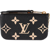 Louis Vuitton Leather Monogram Empreinte Bicolor Cles Key Pouch Wallet