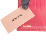 Miu Miu Matelassé Nappa Leather Small Compact Wallet