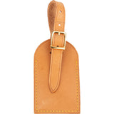 [🔄️B10 / F42] Louis Vuitton Vachetta Leather Luggage Tag - vintageandkickz