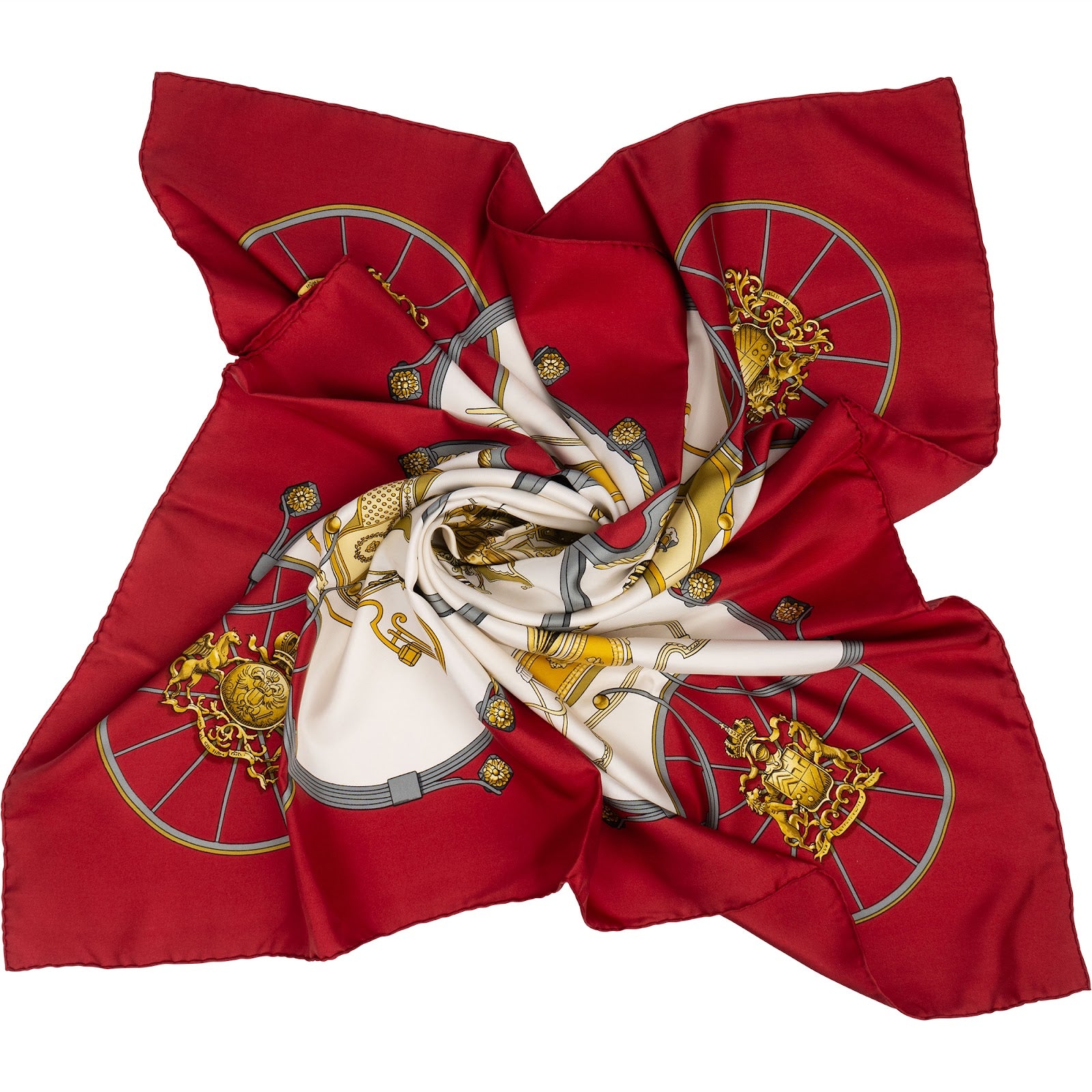 Hermès Silk Springs Carré 90 Tuch Scarf - vintageandkickz
