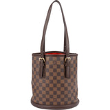 Louis Vuitton Monogram Damier Ebene Marais Bucket PM Shoulder Bag