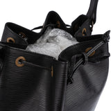 Louis Vuitton Noir Epi Leather Sac Noé Petit Shoulder Bag