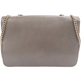Gucci Grained Leather Interlocking GG Shoulder Crossbody Bag