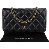 Chanel Quilted Caviar Leather Wallet On Chain Crossbody Bag