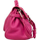 Mulberry Pebbled Leather Alexa Satchel Handbag