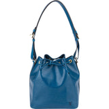 Louis Vuitton Blue Epi Leather Sac Noé Petit Shoulder Bag
