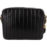 Chanel Lambskin Vertical Quilted Tassel 24K Gold Camera Crossbody Bag
