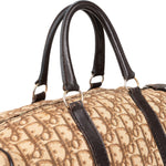 [🔄️B09 / F22] Christian Dior Monogram Trotter Canvas Boston Bag Handbag - vintageandkickz