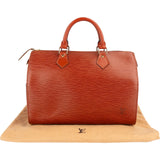 Louis Vuitton Cognac Epi Leather Speedy 30 Handbag