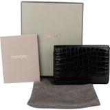 Tom Ford Embossed Alligator Leather Bi-fold Wallet