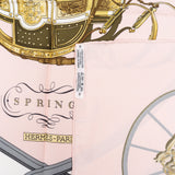 Hermès Springs Silk  90 Scarf Tuch