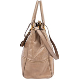 Miu Miu Vitello Lux Leather Tote Handbag