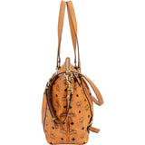 MCM Monogram Visetos Satchel Shoulder Bag