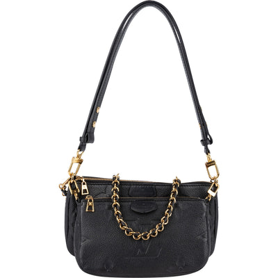 Louis Vuitton Leather Monogram Empreinte Multi-Pochette Accessoires Crossbody Bag