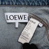 Loewe Blue Anagram Embroidered Denim Jacket (42)