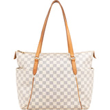 Louis Vuitton Monogram Damier Azur Canvas Totally GM Shoulder Bag