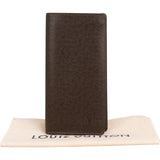 Louis Vuitton Brun Taiga Leather Brazza Wallet