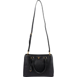 Prada Black Saffiano Leather Galleria Handbag