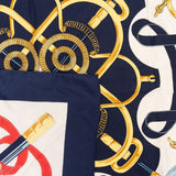 Hermès Eperon d'Or Silk 90 Scarf Tuch