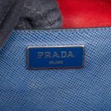 Prada Saffiano Leather Galleria Turnlock Double Handbag - vintageandkickz