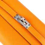 Hermès Epsom Leather Kelly Compact Wallet - vintageandkickz