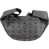 MCM Grey Visetos Monogram Belt Crossbody Bag