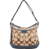 Coach Monogram Signature Zoe Hobo Shoulder Bag