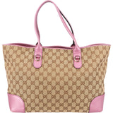 Gucci Monogram GG Heart Bit Tote Handbag - vintageandkickz