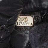 Chanel Black Quilted Lambskin Small CC Boy Clutch