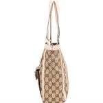 [🔄️B20 / F30] Gucci Monogram GG Canvas Abbey Tote Shoulder Bag - vintageandkickz