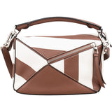 Loewe Striped Leather Puzzle Handbag