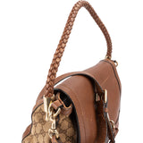 Gucci Monogram GG Canvas Bella Flap Handbag