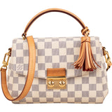 Louis Vuitton Monogram Damier Azur Croisette Handbag