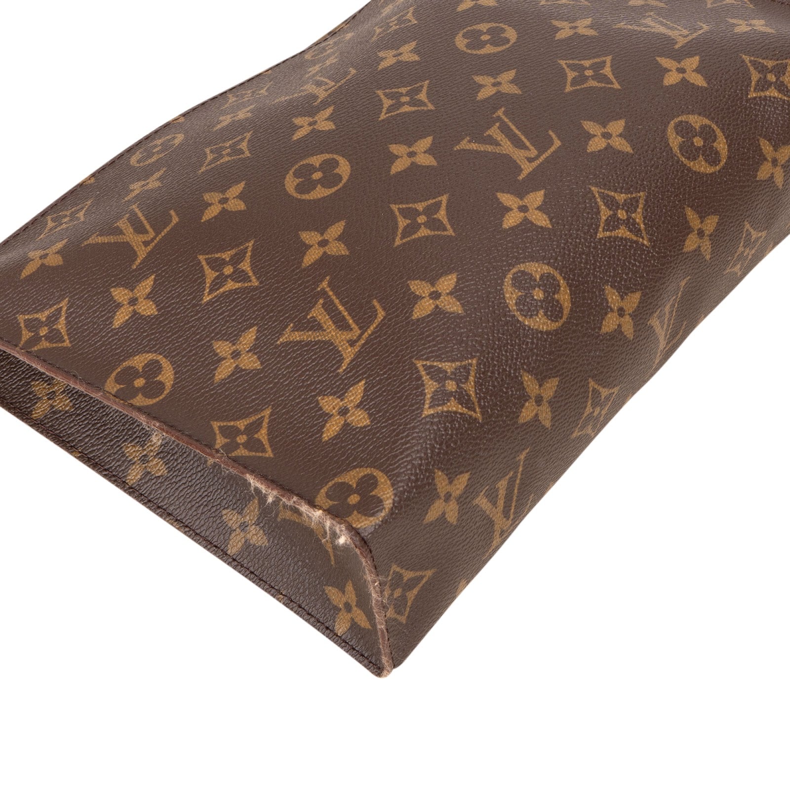 Louis Vuitton Canvas Monogram Poche Toilette 25 Clutch - vintageandkickz