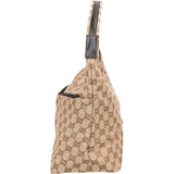 Gucci Monogram GG Double Pocket Hobo Shoulder Bag