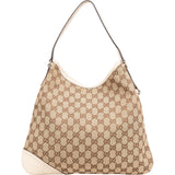 Gucci Monogram GG Canvas Interlocking G Hobo Shoulder Bag