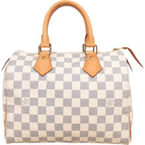 Louis Vuitton Monogram Damier Azur Canvas Speedy 25 Handbag