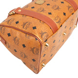 MCM Monogram Visetos Boston Handbag