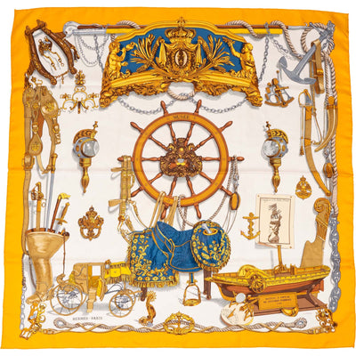 Hermès Musée Silk 90 Scarf Tuch