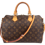 Louis Vuitton Monogram Canvas Speedy 30 Bandoulière Crossbody Handbag