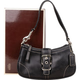 Coach Leather Soho Buckle Pochette Handbag